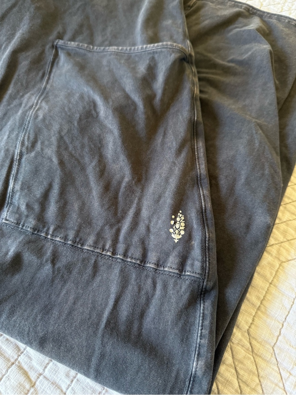Free People Hot Shot Onesie in Washed Black - Picture 5 of 5